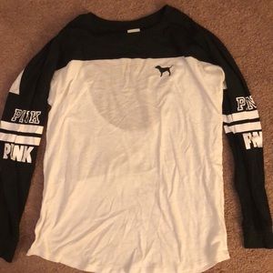 Open back PINK crewneck